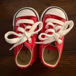 Converse Kids Bright Red Sneakers